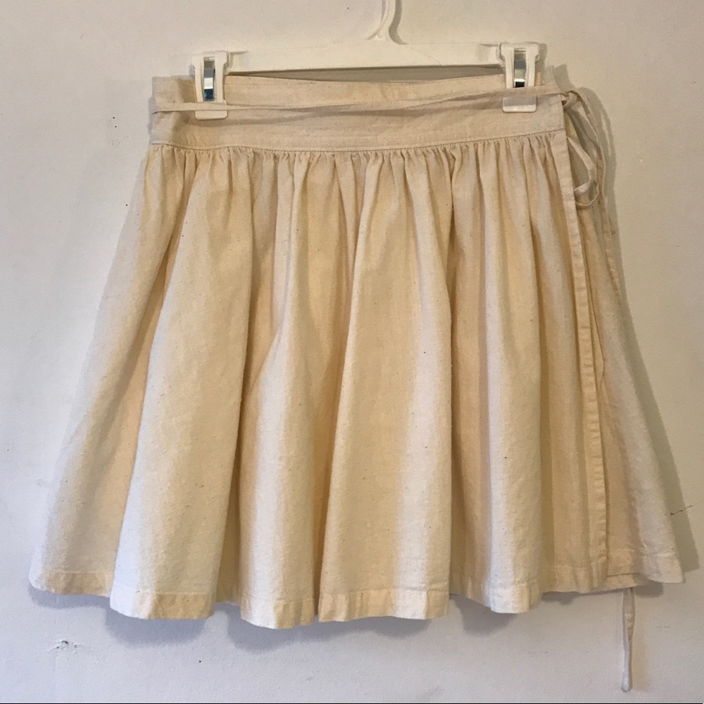 NWT The Great wrap mini skirt